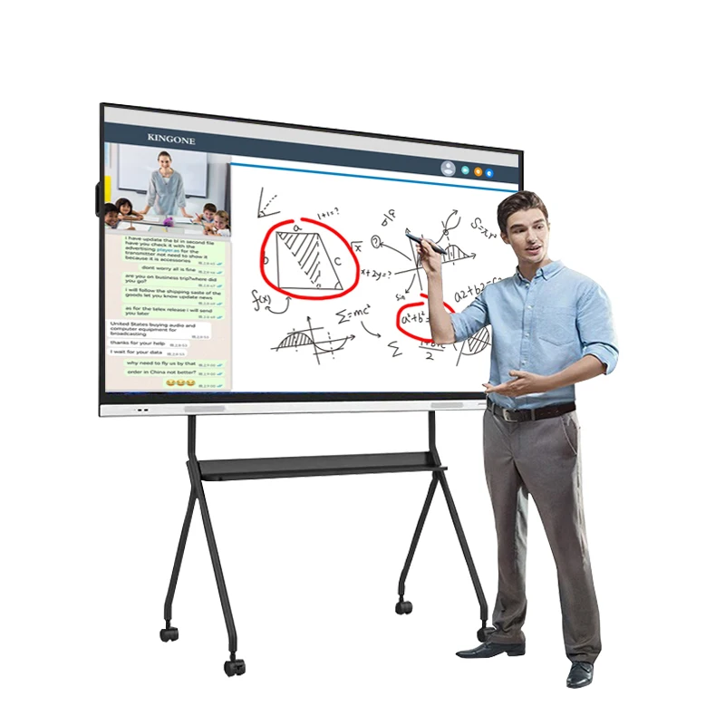 OEM 55inches 65inches 75inches Classroom 86-Inch Smart Digital Interactive LED Whiteboard Touch Screen LCD Panel
