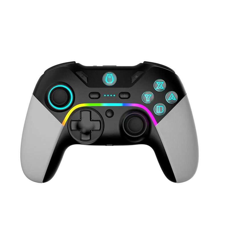 Double shock wireless joystick for switch wireless android ios mobile gamepad six axis computer game controller