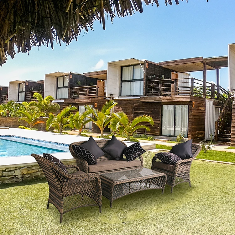 Modern Luxury Outdoor Furniture Sofa Set Wicker Rattan Furniture Patio Furniture Sofa