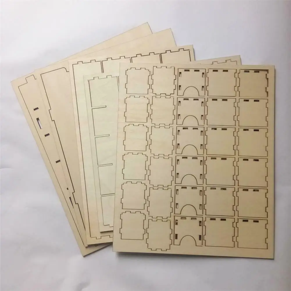 ew DIY Wooden Ramadan Calender Box Elegant Eid Mubarak Decorations for Home & Office Muslim Holiday Lanterns Gift Box Supplies