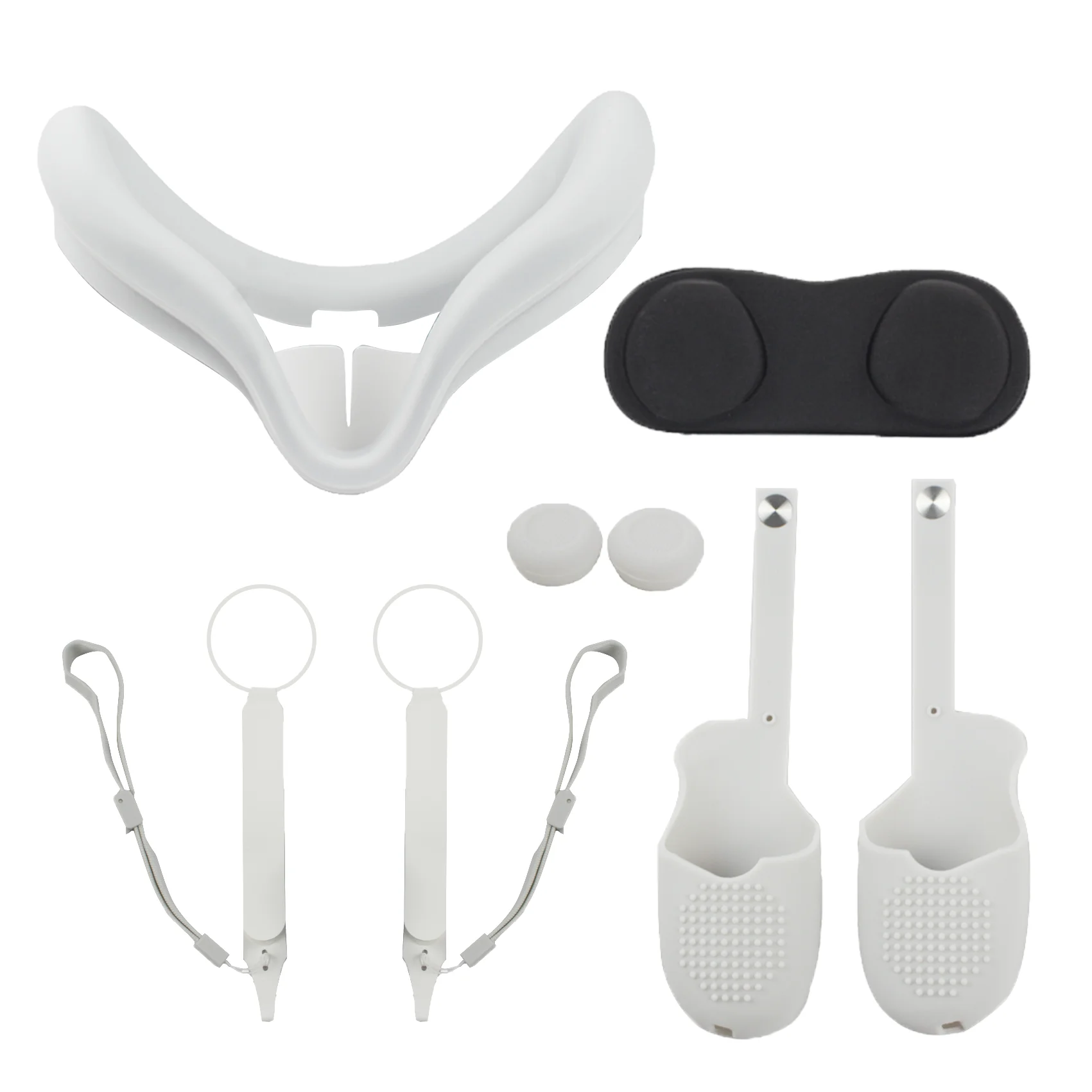 Touch Controller PU Ring Strap Silicone Sleeve Handle Grip  Accessories Compatible with Meta/Oculus quest 2/1