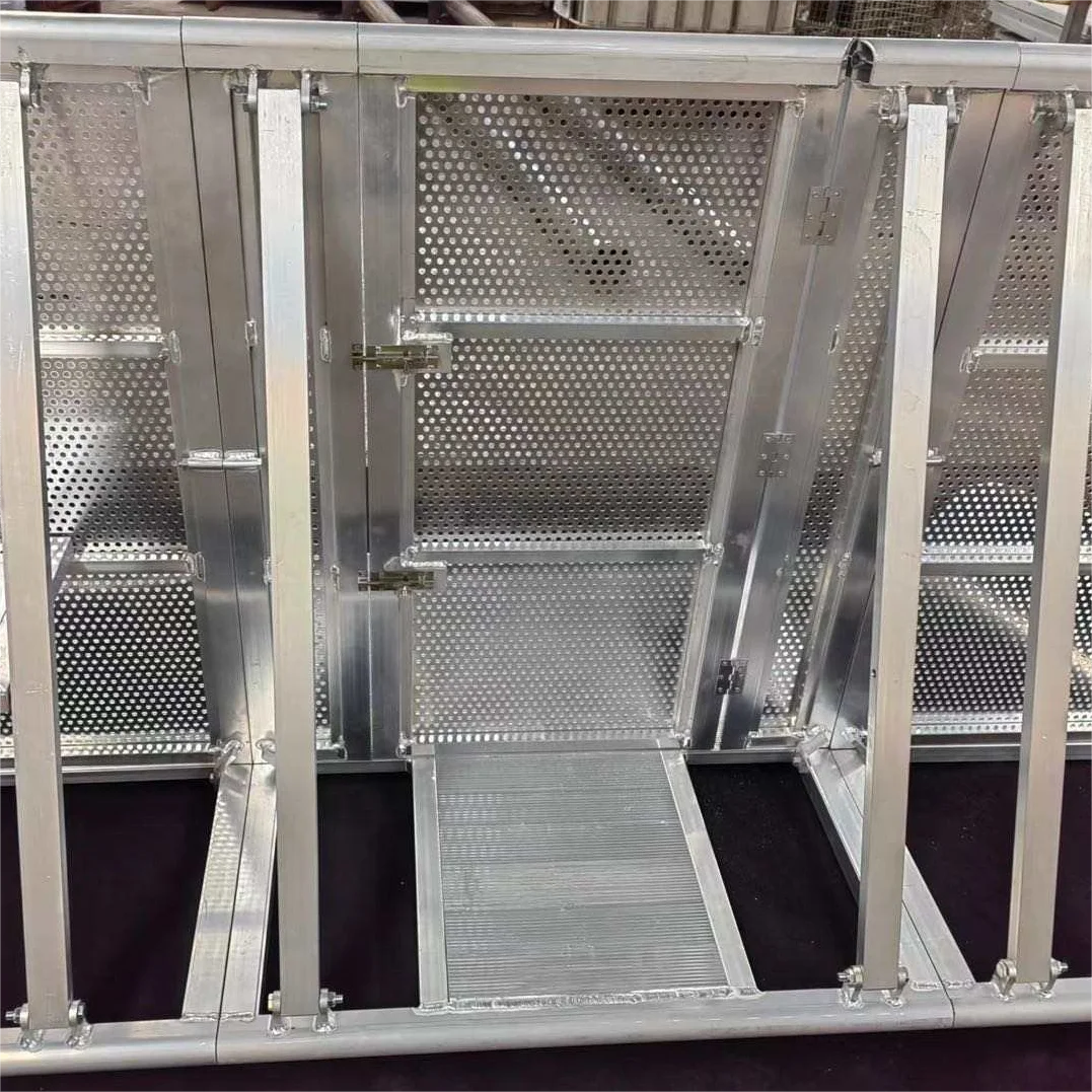 Aluminum traffic control door barrier security barrier gate with corridor strong duty for concert