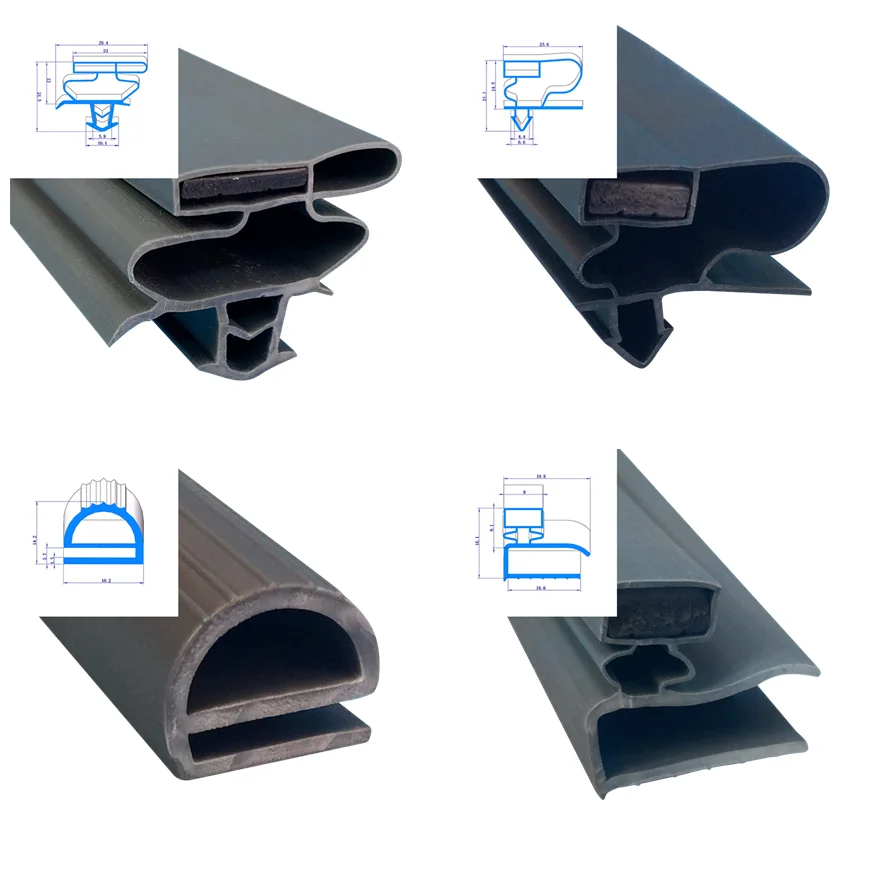 pvc / aluminum shower door seal gasket