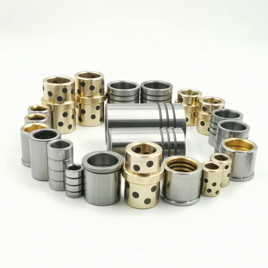 Bronze Spb Alloy Plug Graphite Bearing For Injection Mold Machinery Bushing