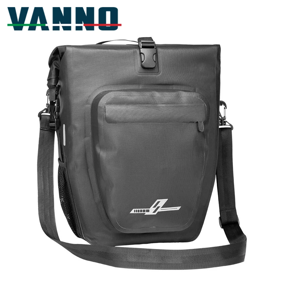 VANNO Large Capacity Bicycle Double Pannier Bag Bicycle Accessories Saddle Pack Tail Bag Bicycle Pannier Rear Bag