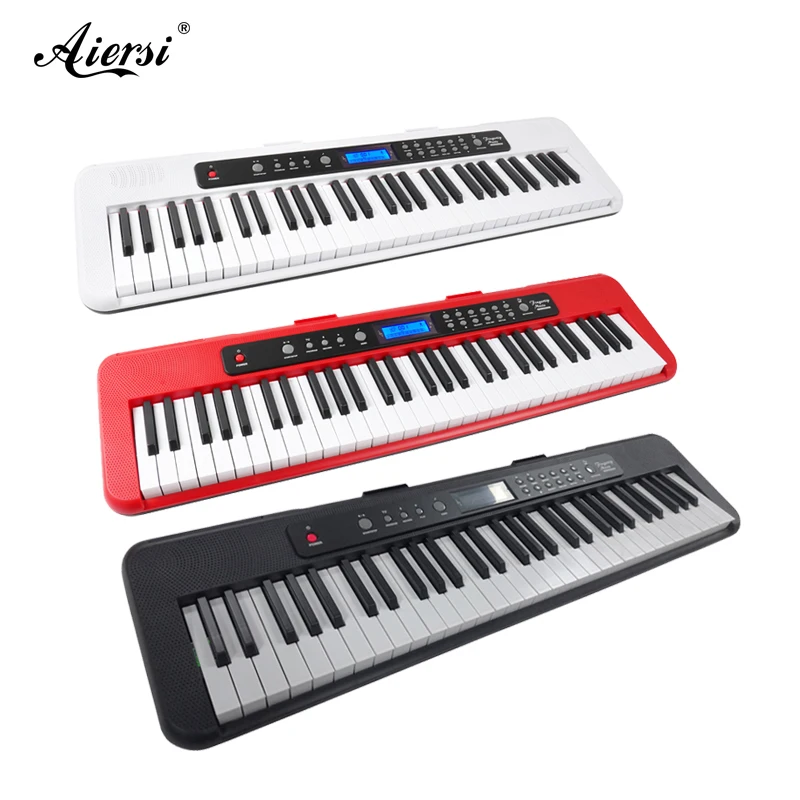 Wholesale Low Budget Price Aiersi Brand touch response 61 Keys Electronic Organ Keyboard Musical Instruments