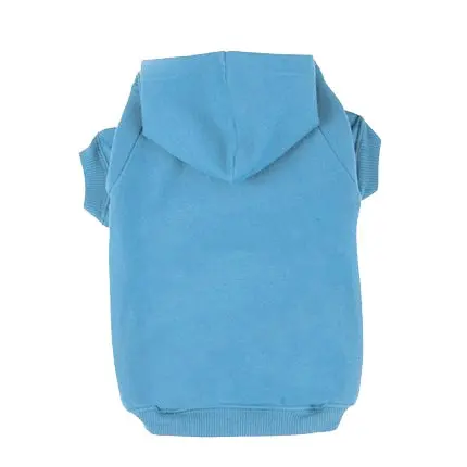 Wholesale Cotton Custom Dog Clothes Colorful Blank Dog Hoodie Sweater