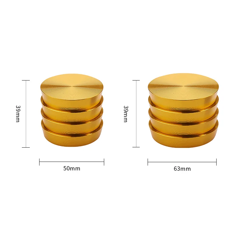 Alloy Herbal Herb Tobacco Herb Spice Grinder 63mm 4 parts Herbal Tobacco Metal Herb Spice Grinder