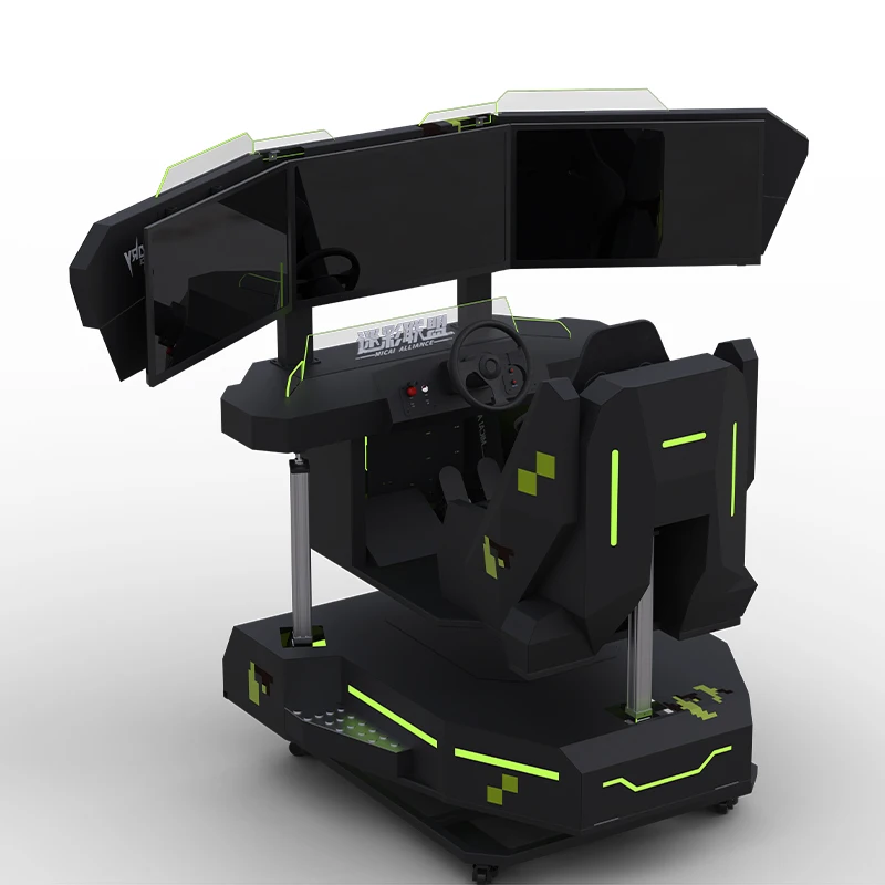 Дешевая цена 3d машина для игры на 1 человек симулятор виртуальной реальности гоночный движения