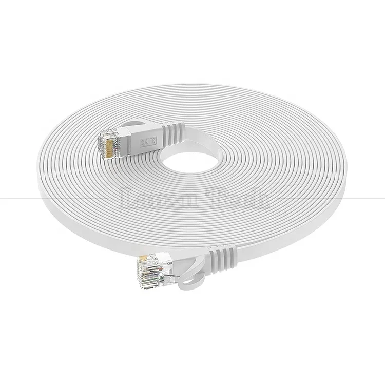 OEM 1m 5m 10m UTP FTP Shield Cat5 Cat5e Cat6 Ca6a Cat7 RJ45 Flat Ethernet Patch Network Lan Cable for Router