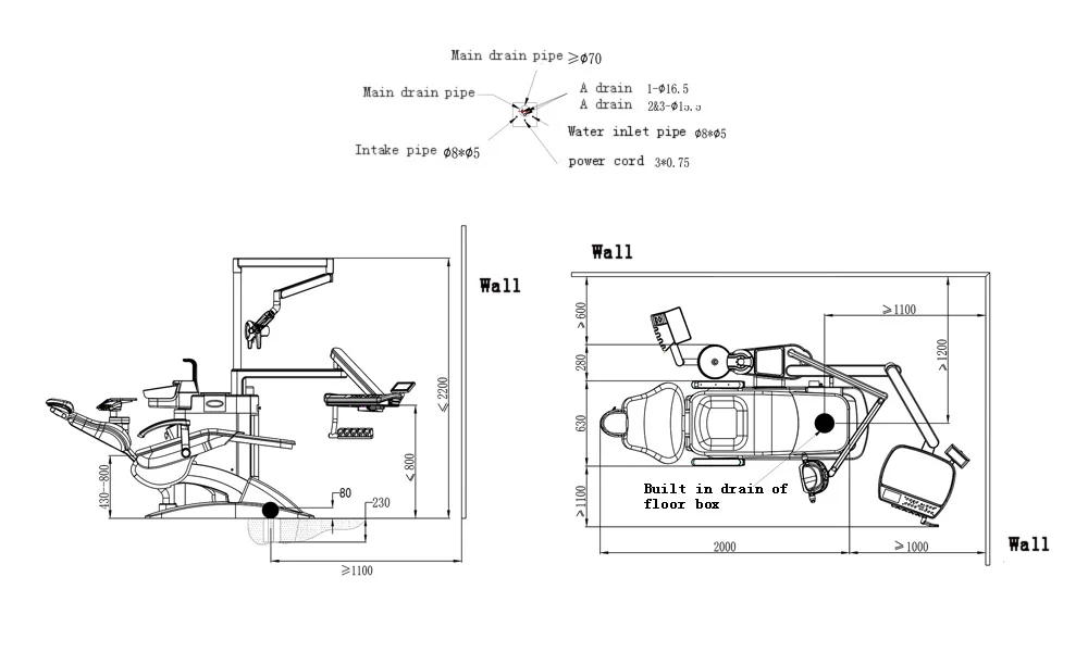 SERICO Hospital Luxury  Grounded Type Dental Chair Dental Unit Model: AL-398AA-1 Ergonomic Design