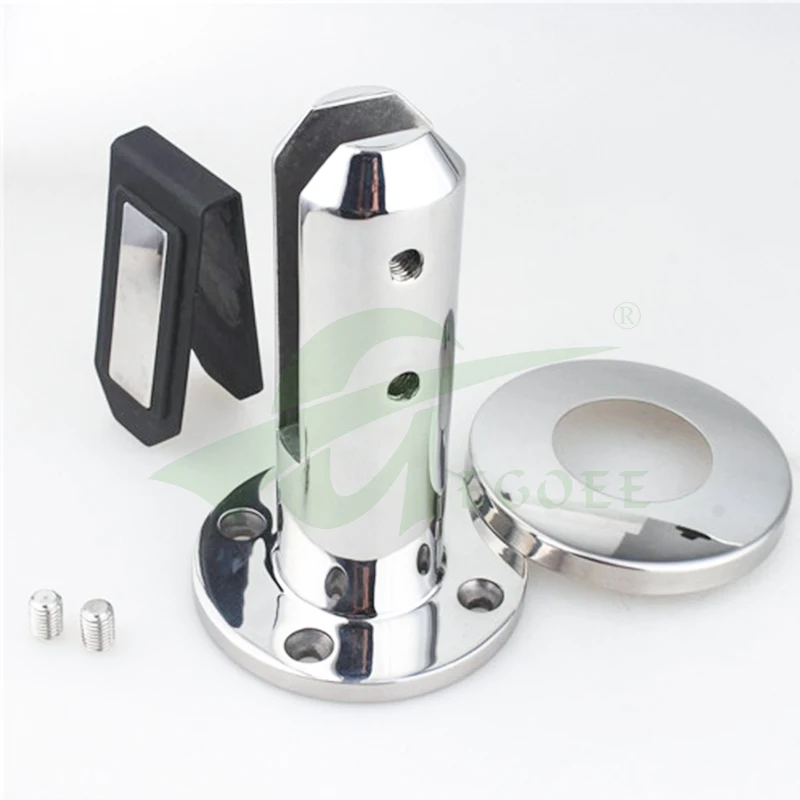 Factory stainless steel indoor stair railing accessories custom color outdoor balcony deck fence glass spigot