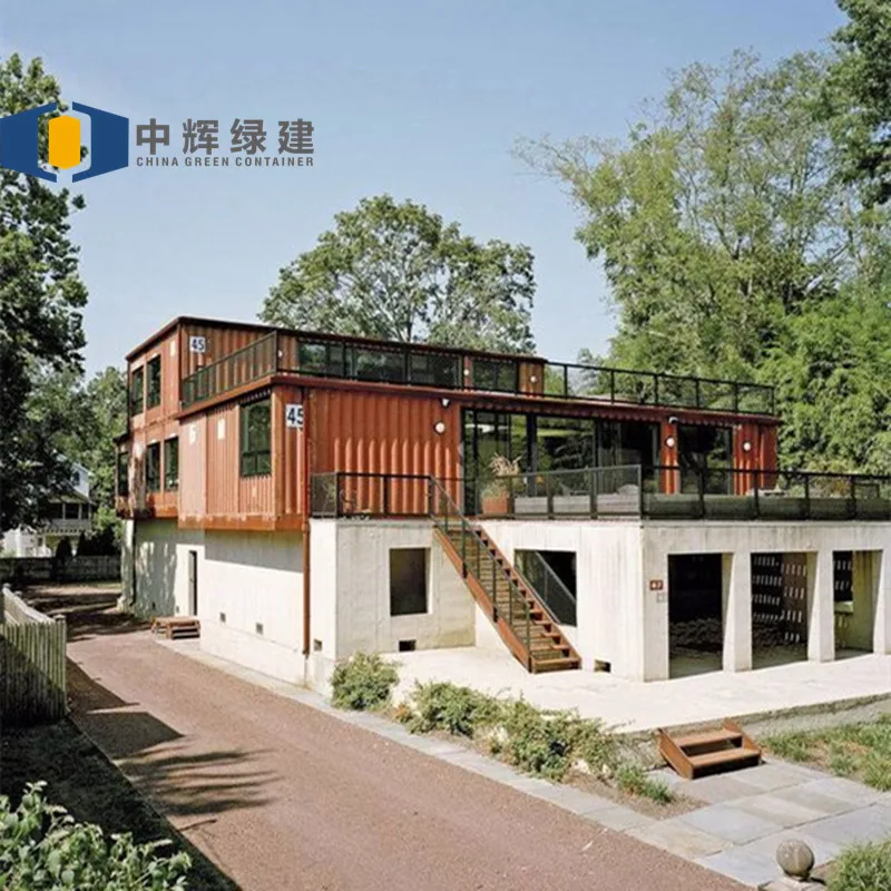 CGCH Living shipping container home tiny modular home Portable prefab foldable container house cheap prefabricated house