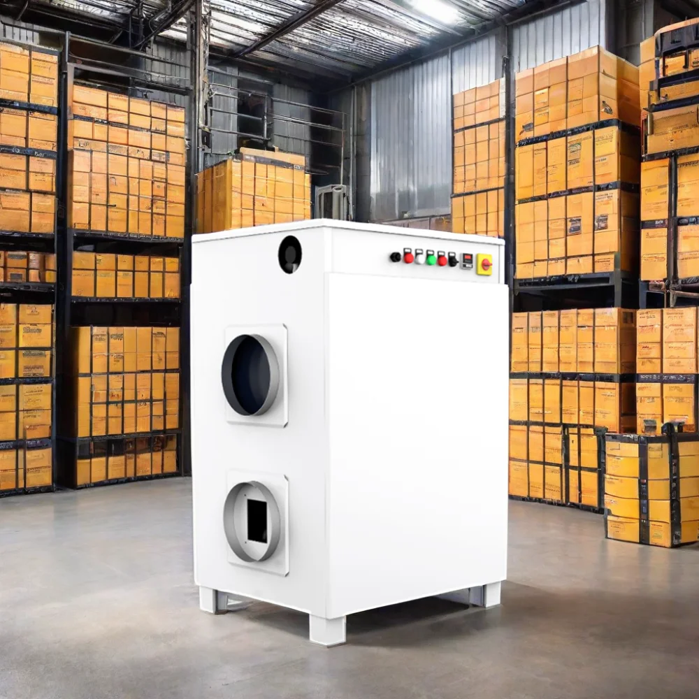 DZ-D-1500M Industrial Portable Dehumidifier Rotor Desiccant Air Conditioning for Moisture Control New Condition for Hotels