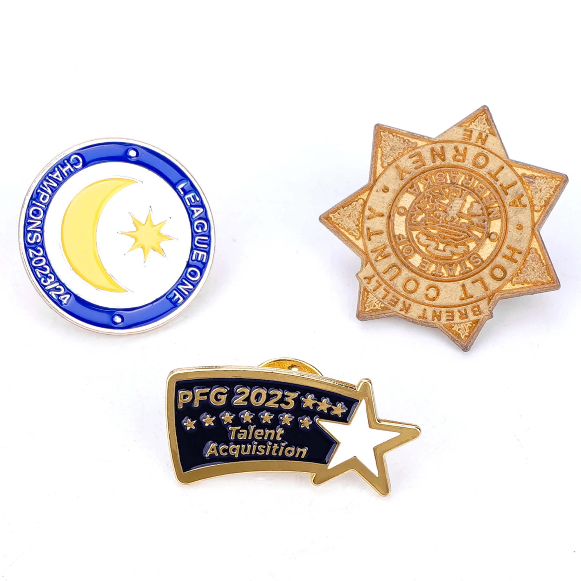 Badge Manufacturer Badge Metal Craft Wholesale Coin Brooch Custom Logo Enamel Pin Soft And Hard Enamel Pin Custom