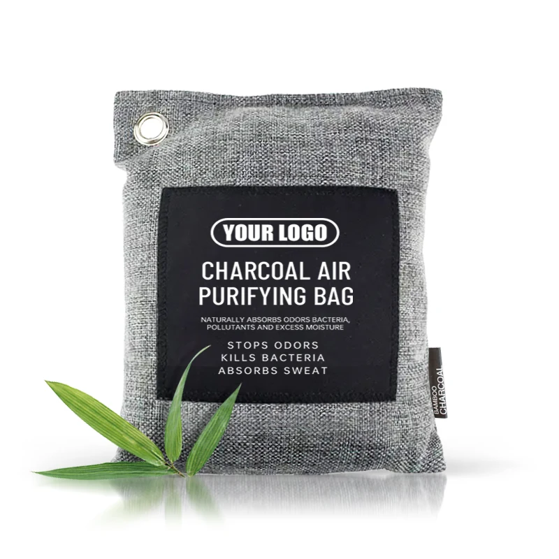 200g 100g 500g 70g OEM Cheap Activated Bamboo Activated Charcoal bag Air Purifying Deodorizer Bag