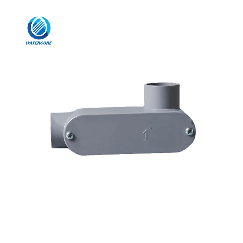 Light Grey Colour UL651 NEMATC2 American Standard UPVC PVC TYPE LB ACCESS FITTINGS Plastic Conduit and Fittings
