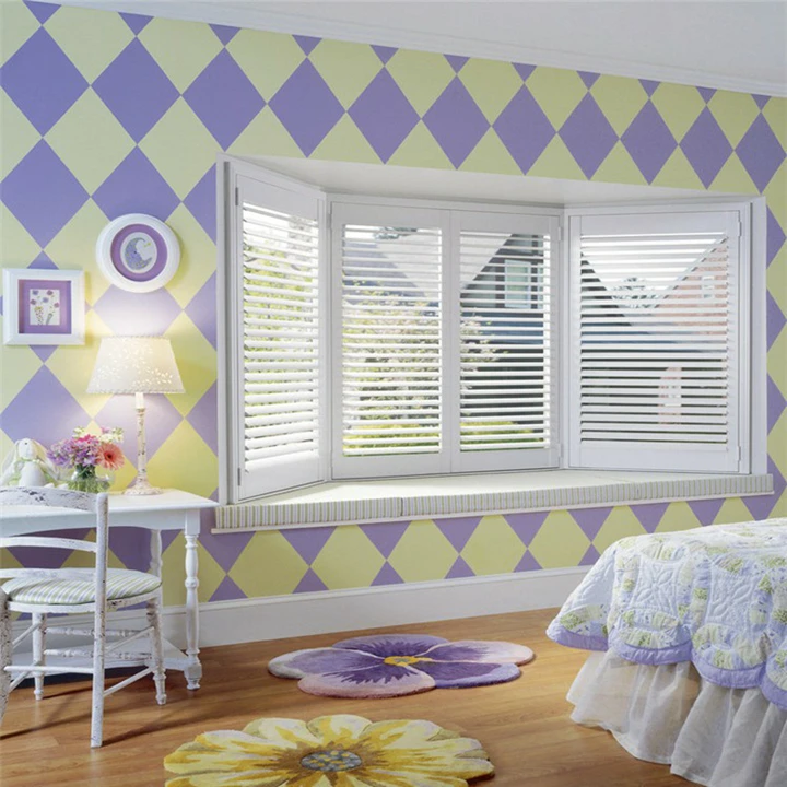 
Adjustable Window Cheap Wooden Hurricane Plantation Shutters 
