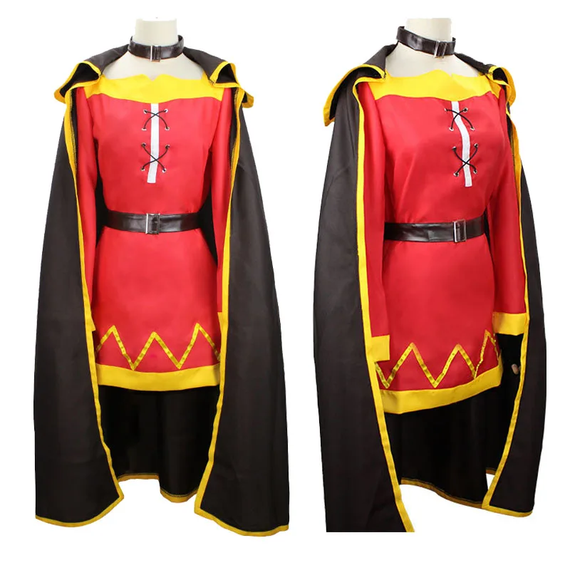 Anime Konosuba Aqua Cosplay Kono Subarashii Sekai Ni Shukufuku Wo! Costume Satou Kazuma Uniform Suit Megumin Magician Costumes