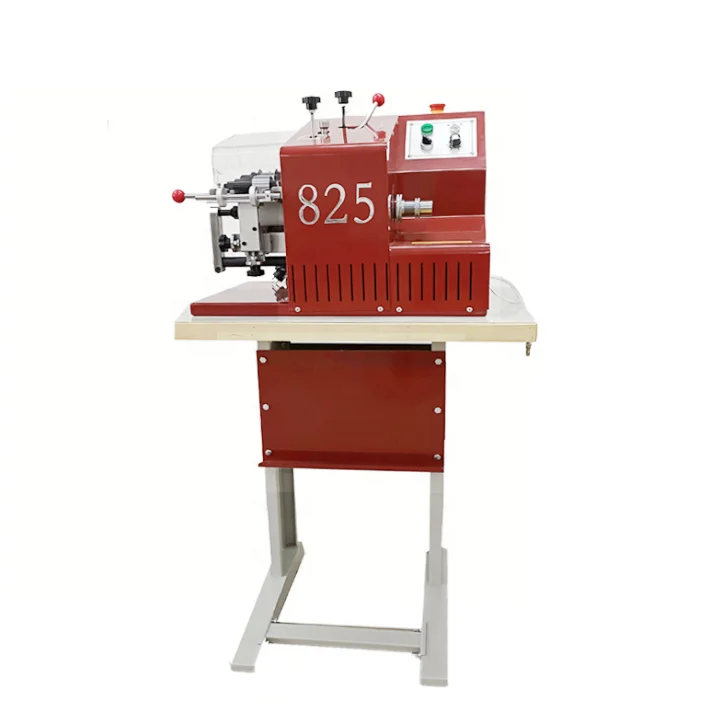 automatic bag leather belt making edge trimming machine double side leather belt edge trimming machine
