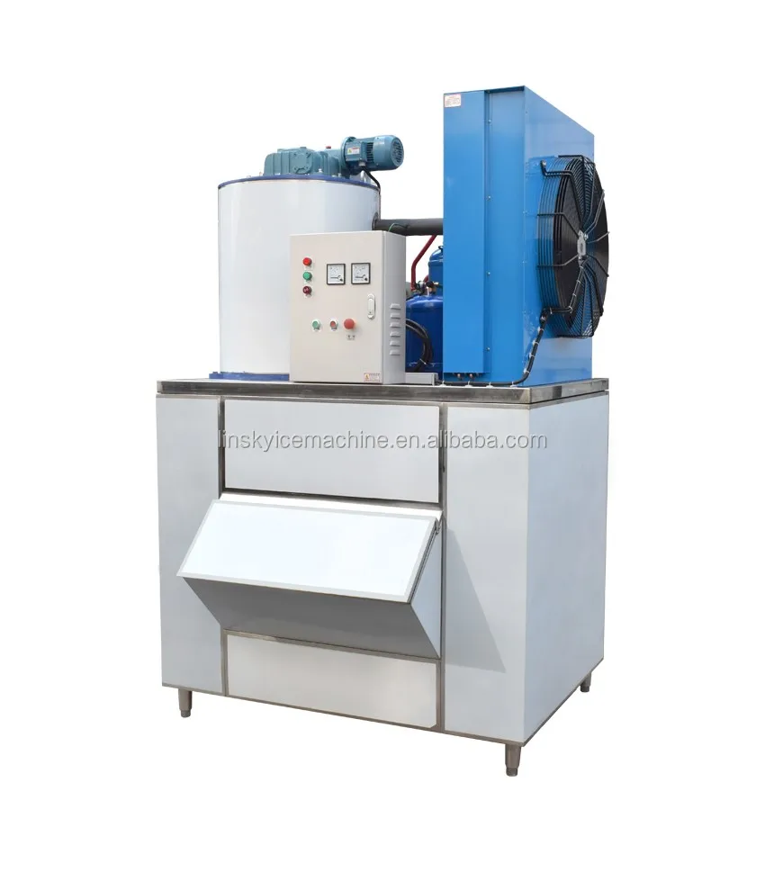 2 ton ice machine for fish automatic flake ice equipment