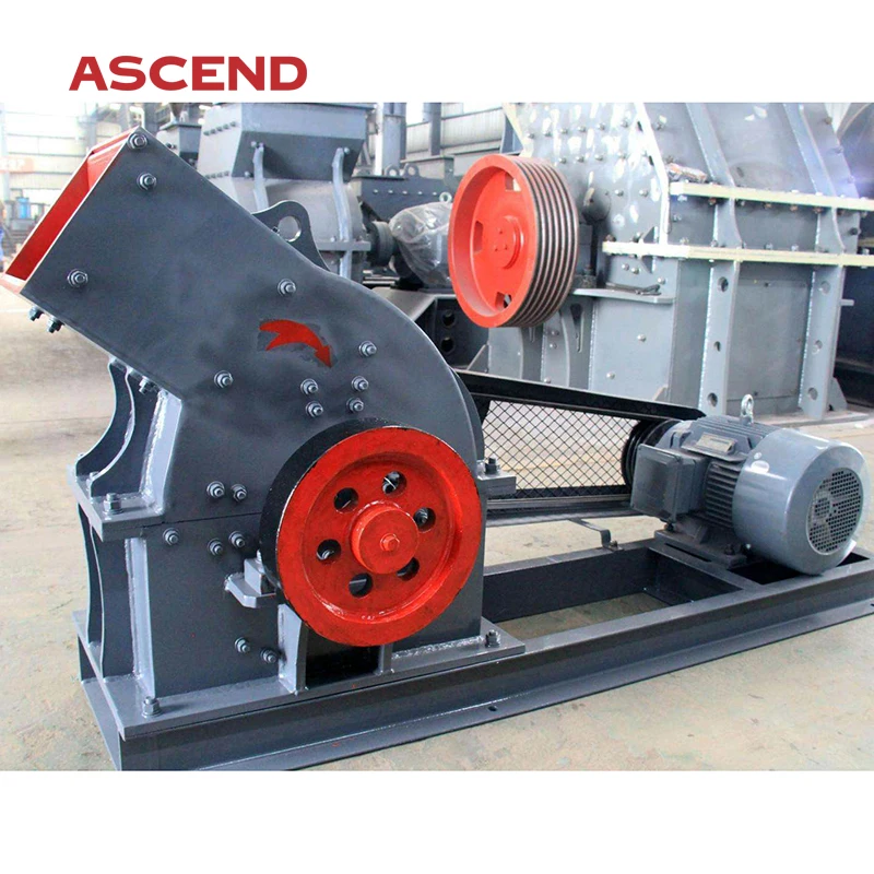 High quality gold ore stone powder making hammer crusher mill machine in Africa