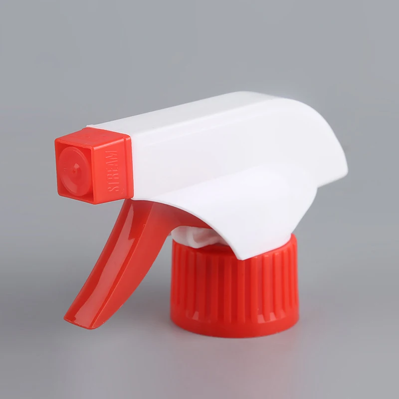 YUYAO Factory Cheap Price Resistant Chemical Trigger Pump PP Plastic 28 400 410 415 White Red Trigger Sprayer For Bottle