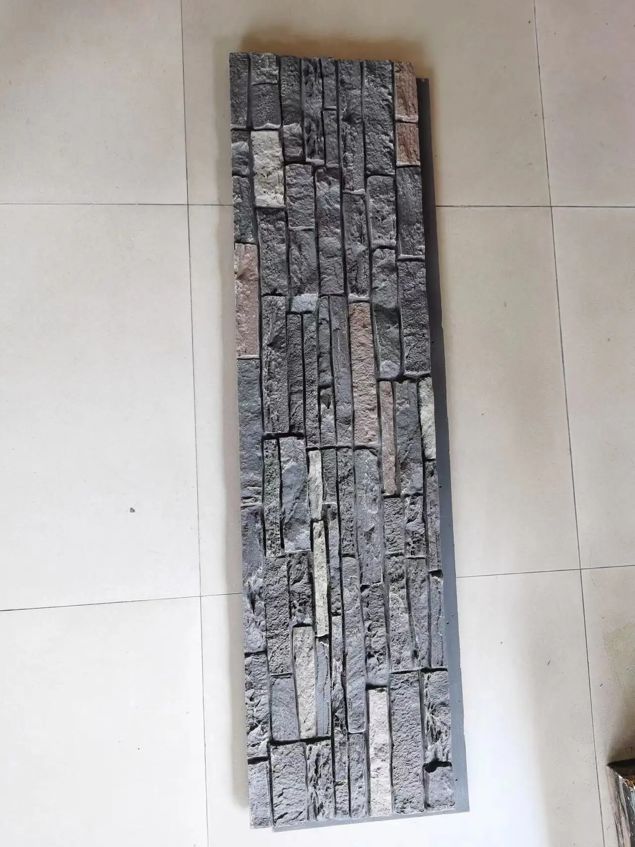 Commerce Fireproof Waterproof Anti-scratch Polyurethane Stone Cladding PU Decorative Wall Panel