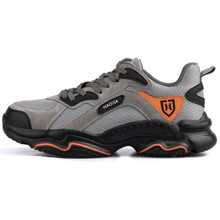 SBP защитная обувь из коровьей кожи в спортивном стиле, устойчивая к обуви, защитная обувь со стальным носком (1600086184865)