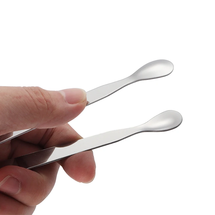 coffee bar buffet kitchen spoon  tools Stainless Steel Mini Sugar Cubes tongs Ice Clamp Mini Serving Tongs