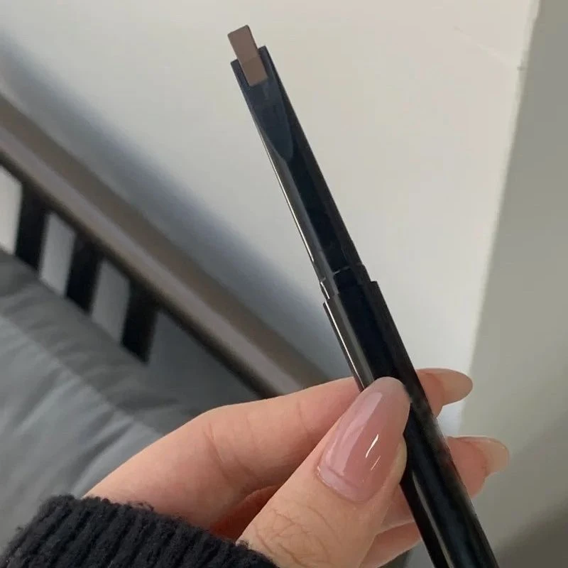 high quality medium brown vegan black double headed 2 in 1 waterproof microblading  private label custom eyebrow pencil