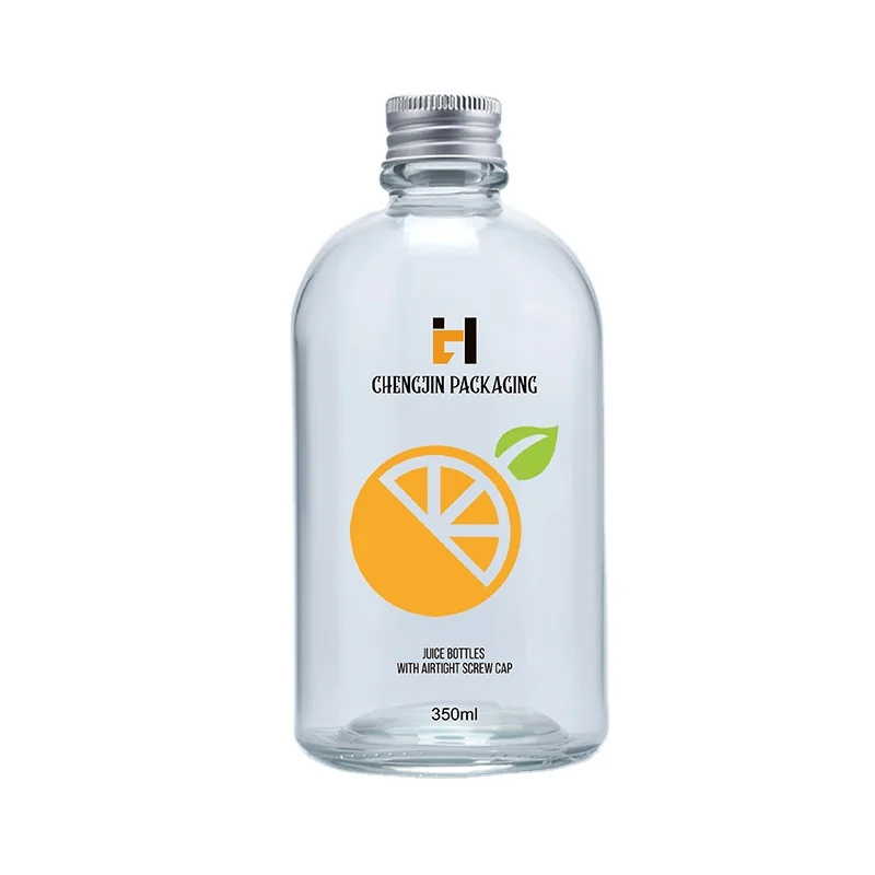 Hot sale empty glass container 100ml 250ml 300ml 350ml 480ml 500ml glass bottle for wine juice water