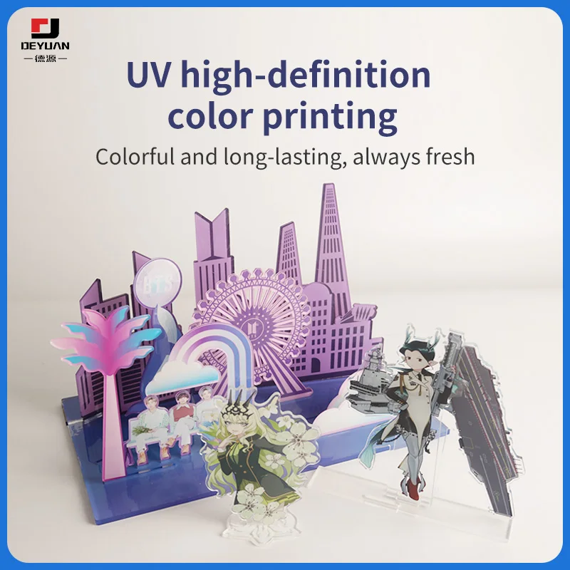 Высокое качество пользовательские акриловые Standee UV печатные Мультяшные Аниме фигурки дисплей стенд