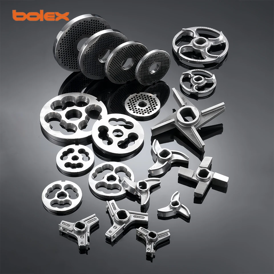 Salvador Salvinox full range meat mincer grinder chopper plates knives cutters discos blades #12 #22 #32 #42 by Bolex in China