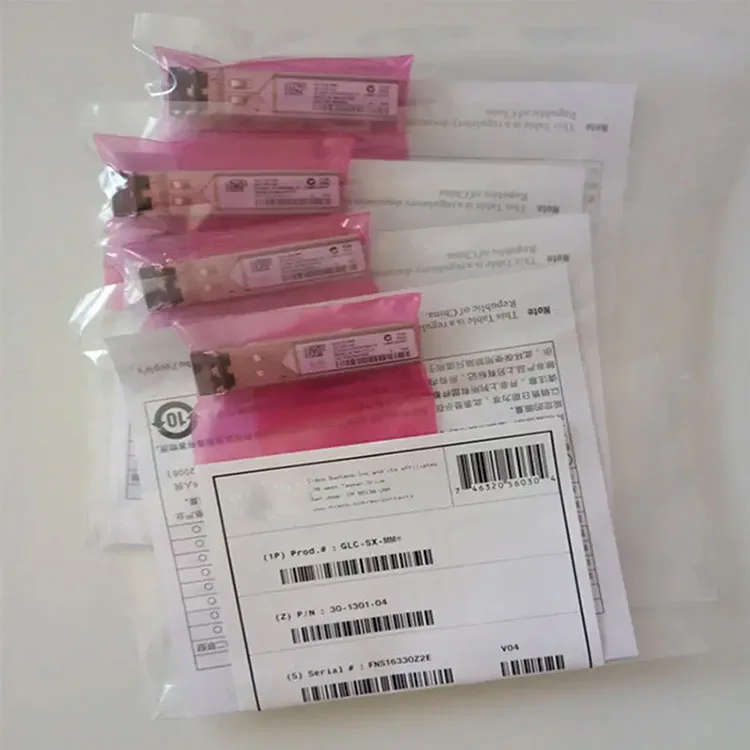 100% new original GLC-SX-MMD 1000BASE-SX SFP transceiver module, MMF, 850nm, DOM GLC-SX-MMD