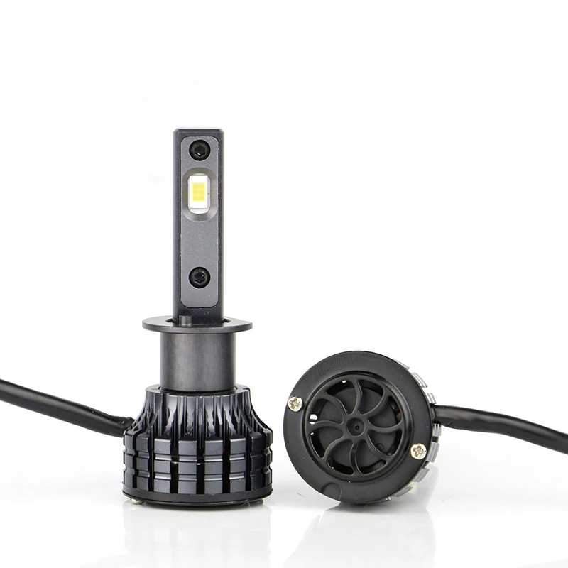 Cheapround 48W 5500LM auto motorcycle mini h7 h11 h4 h1 led headlights 80W 8000LM for Auto Car