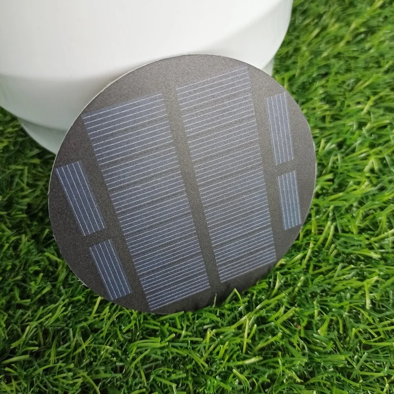 Stock Solar Panel From China Shenzhen Small Mini 0.7w 5.5v Round Shape Circle PV Polycrystalline Silicon Solar Modules Dia 90mm