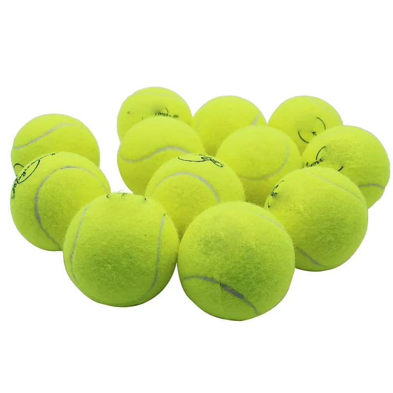 ZONWINXIN Beginner Training Ball Tennis Balls, 12 Pack Training Tennis Practice Balls