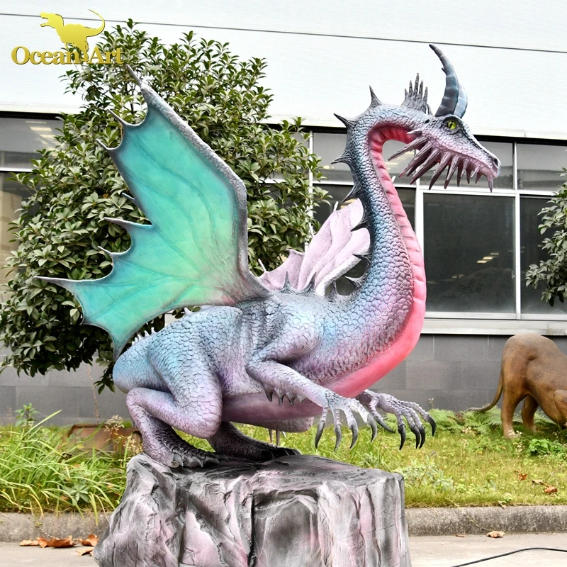 2024 Handmade Robot Dragon Model Life Size Movie Role Animatronic Models