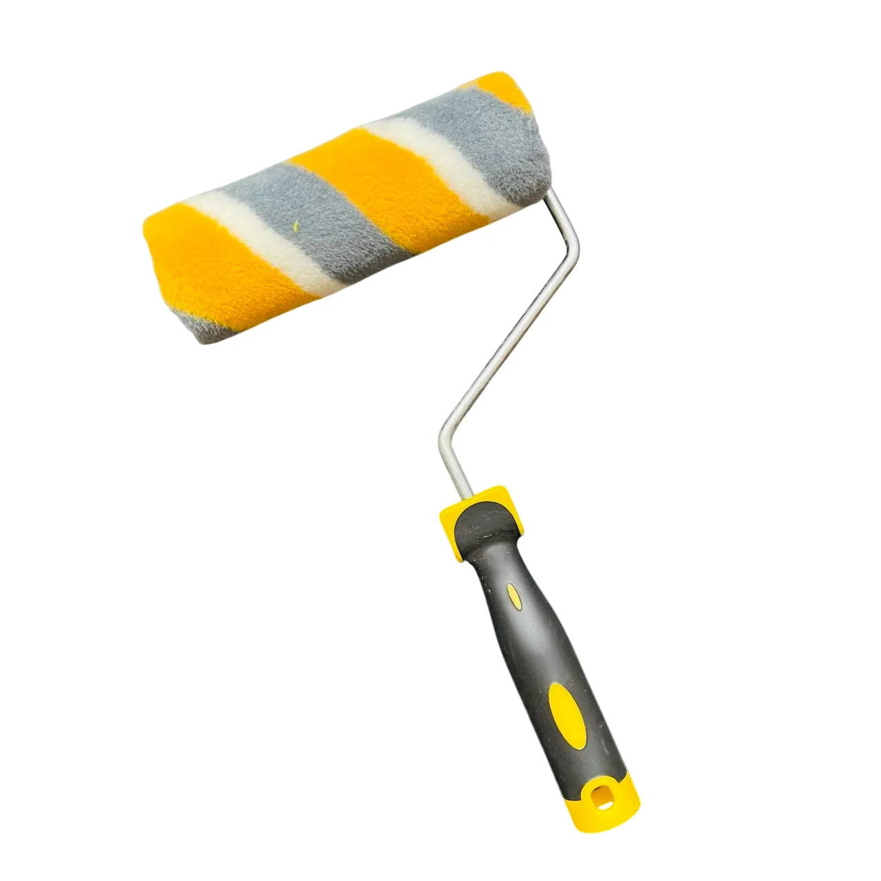 Decorative Easy-clean Paint Roller Industrial Aluminium Handle Microfiber Different Stripe Paint Roller