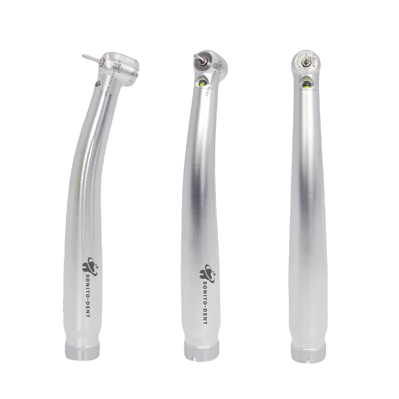 The most useful Dental  LED airotor turbina high speed handpiece Three water spray  with 2 or 4 holes