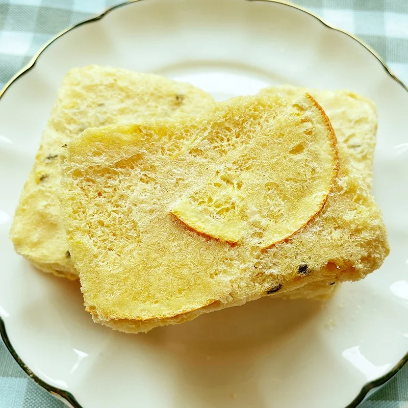 High Quality Freeze Dried Fruit Blocks Natural Freezed-dried Fruit Drink Kumquat Lemon Passion Fruit Cubes