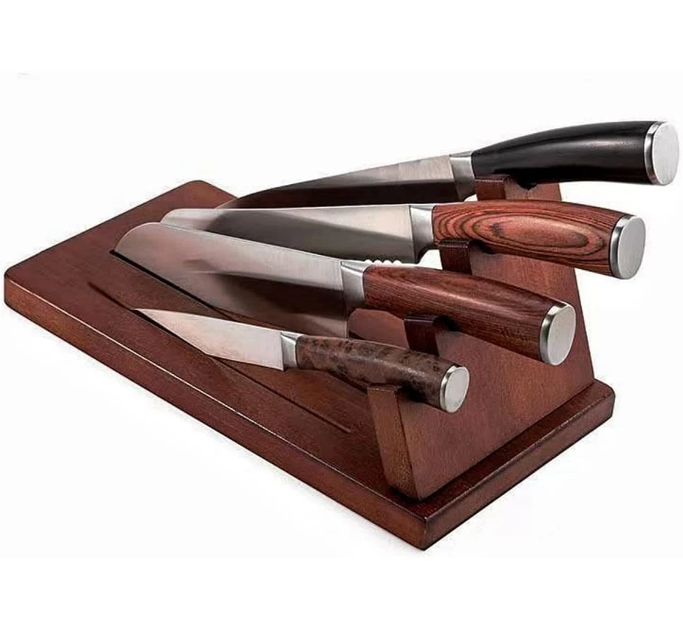Деревянный блок для ножей и подставка для хранения в ящике под заказ