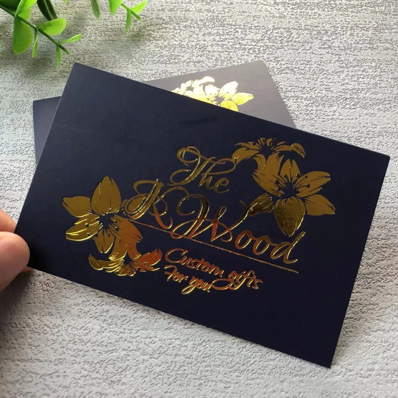 Best Price Wholesale Custom Print gold Foil Luxury Thank You Card Custom Insert Card For Small Business Flyer Printing