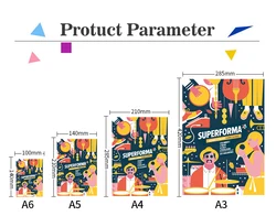 Wholesale cheap bulk educational poster printing coloring cartoon anime design custom paper poster