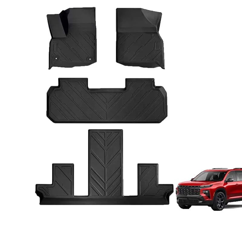 car interior accessories left hand driver TPE carpet liner for Chevrolet Traverse