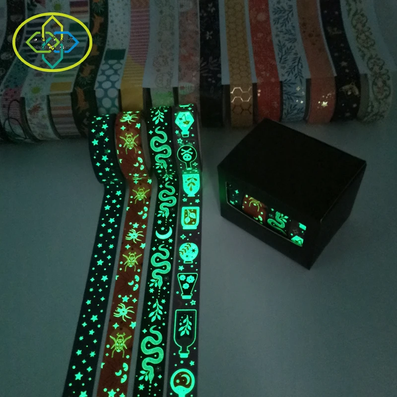 Custom Printing Colored Decoration Adhesive Paper Masking Washi Tapes