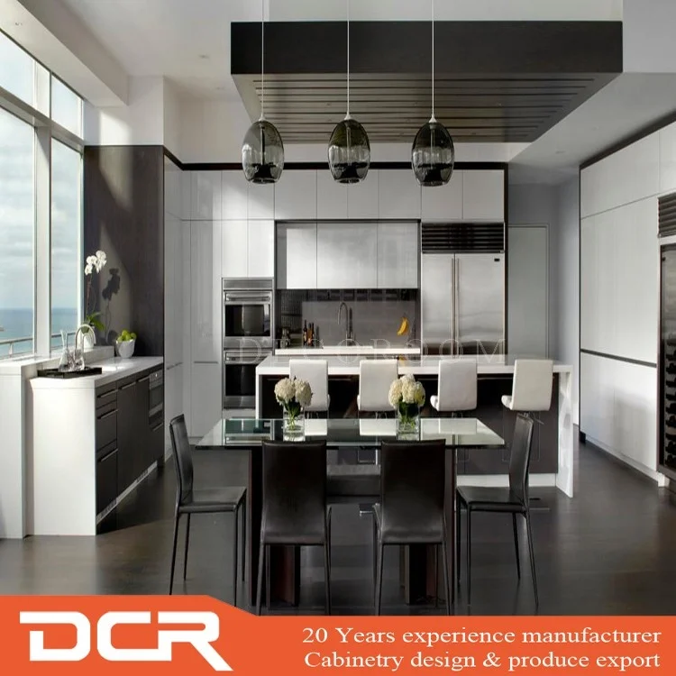 Modern style customized kitchen joinery furniture set with carcase countertop drawer door