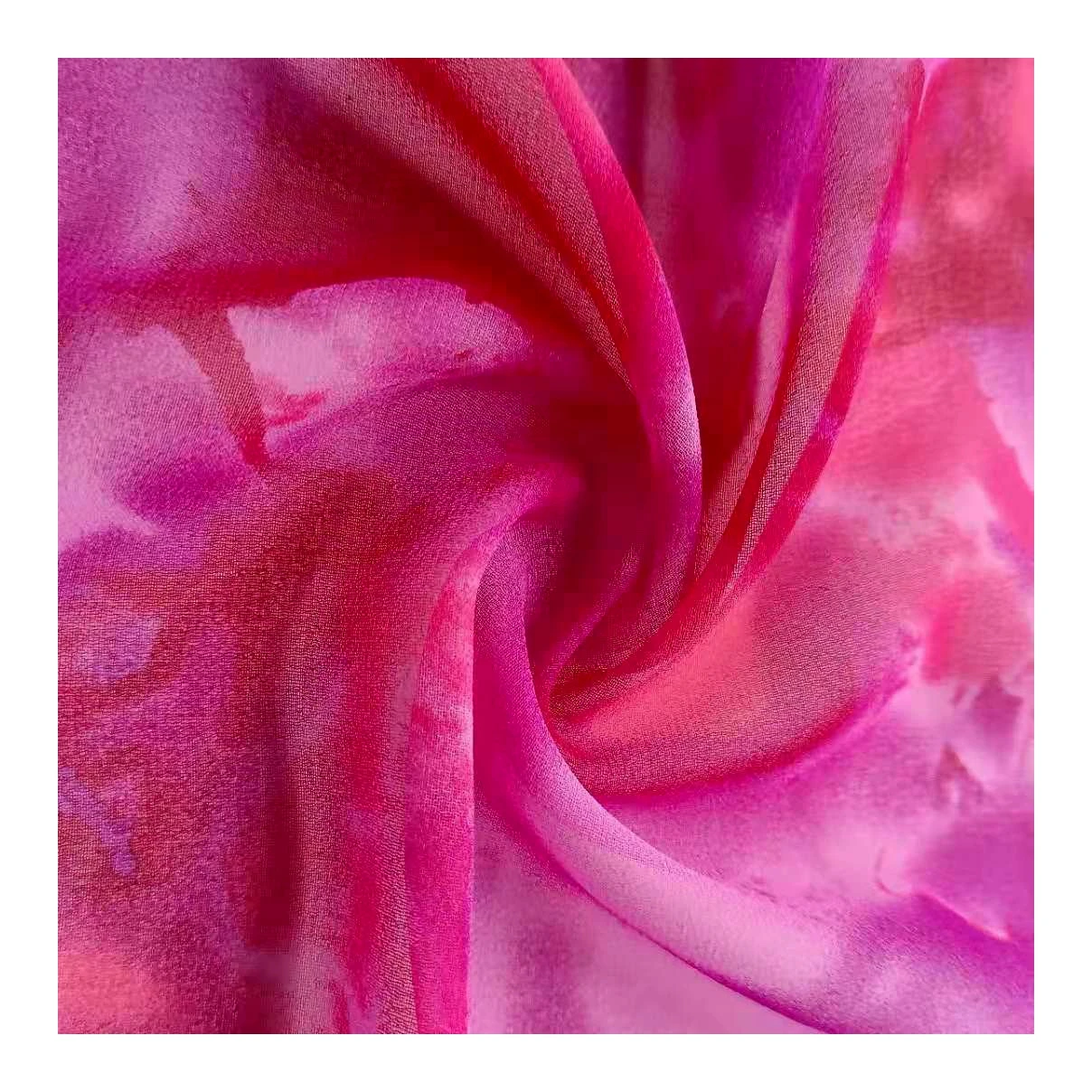 Лидер продаж, шелк like100% полиэстер, жоржет с принтом, креп-шифоновая ткань, платье, блузка, юбка