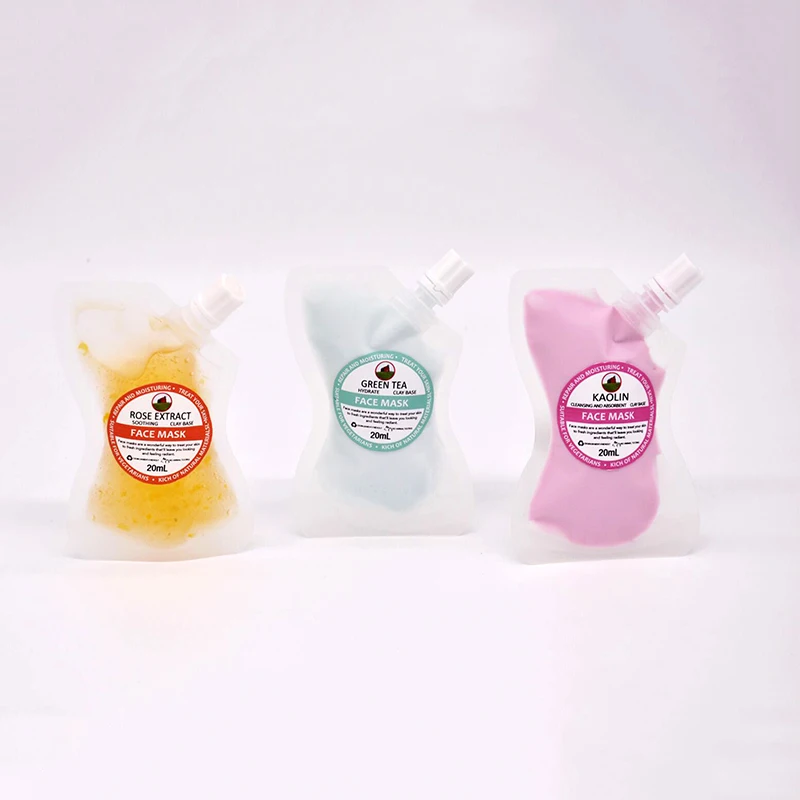 
Private Label Vegan Custom Skincare Clay Mask Natural Extract Nourishing Firming Whitening Face Pink and Sea Mud Clay Mask 